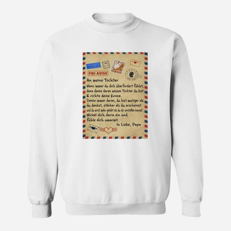 Decke für Tochter, NaturDesign-Geschenk zum Geburtstag Sweatshirt