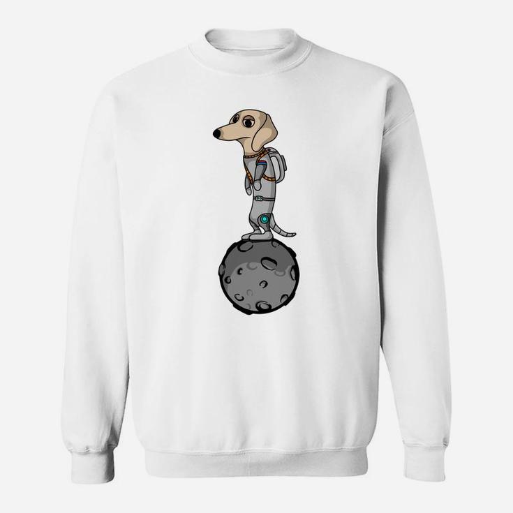 Dog Astronaut Space Cartoon Gift Pet Lovers Sweatshirt