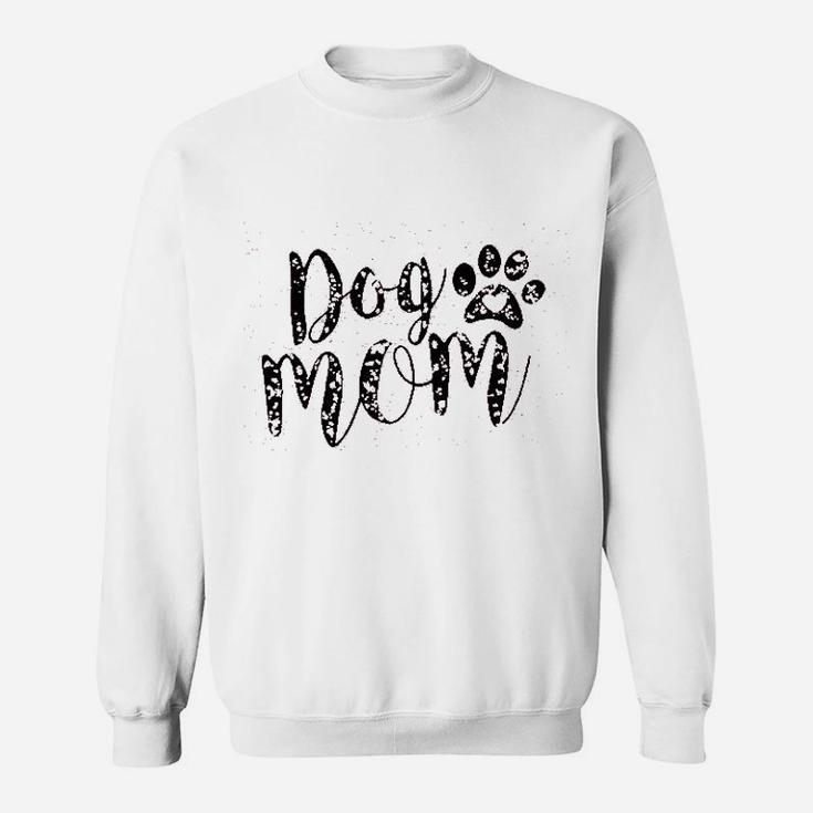 Dog Mom Funny Puppy Paws Sweat Shirt