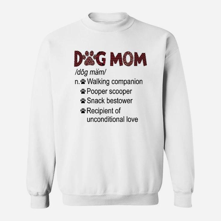 Dog Mom With Definition Sweat Shirt