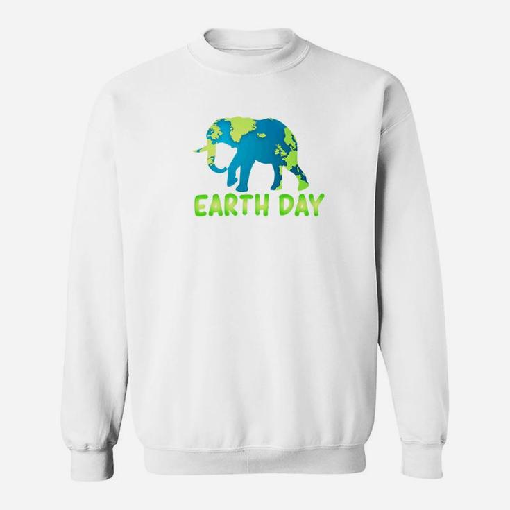 Earth Day 2019 For Teachers And Kids With Elephant 2 Sweat Shirt