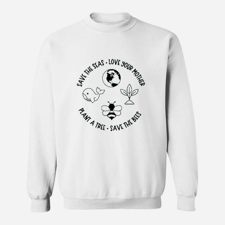Earth Day Save The Seas Love Your Mother Plant A Tree Baby Sweat Shirt