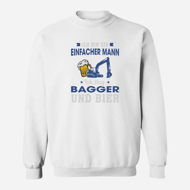 Einfacher Mann Bagger Ge 002 Sweatshirt