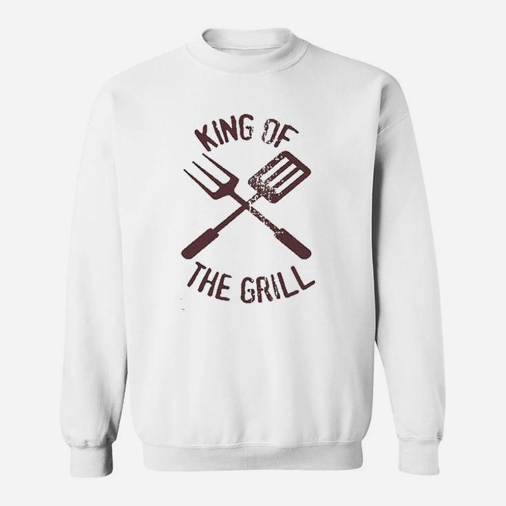 Fathers Day King Of The Grill, dad birthday gifts Sweat Shirt