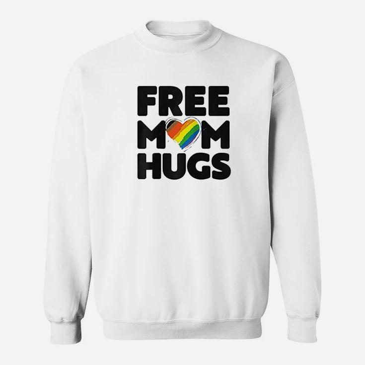 Free Mom Hugs Free Mom Hugs Inclusive Pride Lgbtqia Sweat Shirt