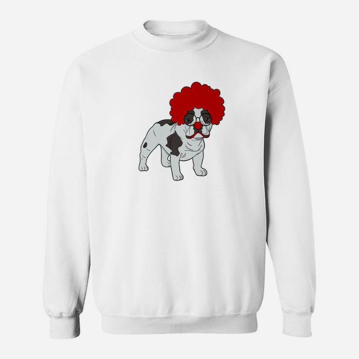 French Bulldog Clown Funny Frenchie Dog Lover Gift Sweat Shirt