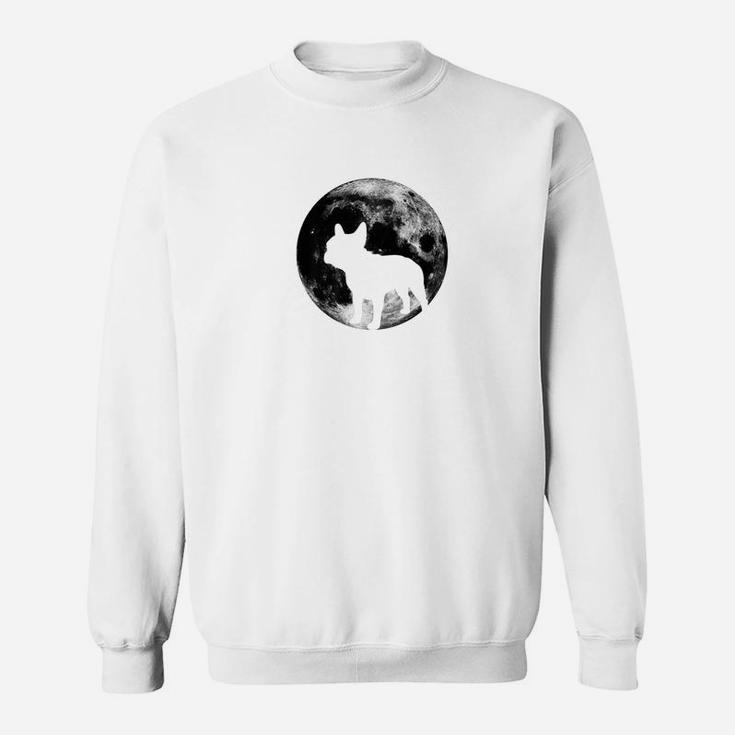 French Bulldog Moon Full Moon Design With Frenchie Sweat Shirt