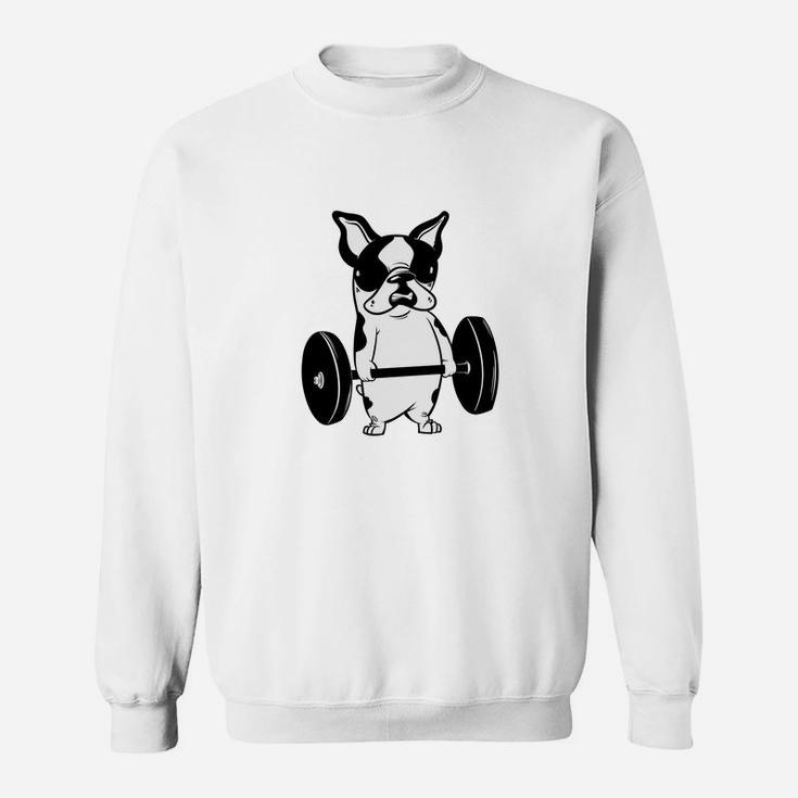 Funny French Bulldog Workout Gym Sweat Shirt