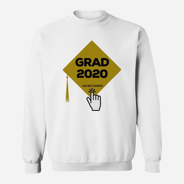 Funny Graduation 2020 Online Degree Diploma Sweatshirt