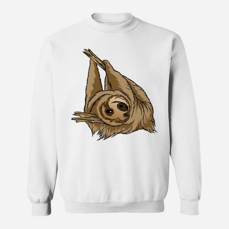 Funny Sloth Cartoon Present For Sloth Lovers Sweatshirt