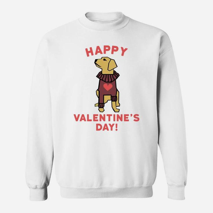 Funny Valentines Day For Kids Dog Valentine Sweat Shirt