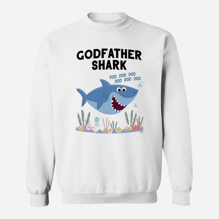 Godfather Shark Cute Art, dad birthday gifts Sweat Shirt