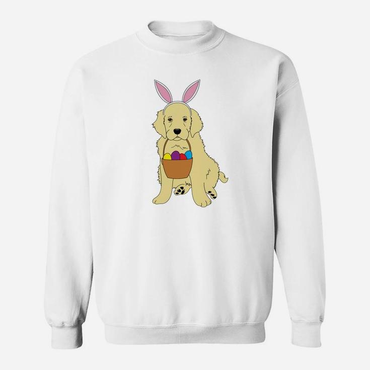 Golden Retriever Easter Puppy Dog Lovers For Women Sweat Shirt