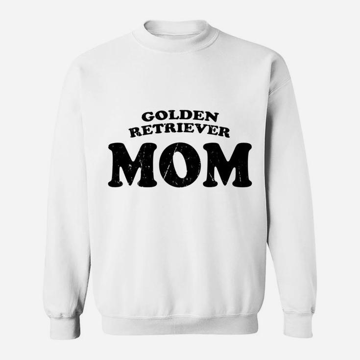 Golden Retriever Mom Dog Mother Cute Pet Distressed Sweat Shirt