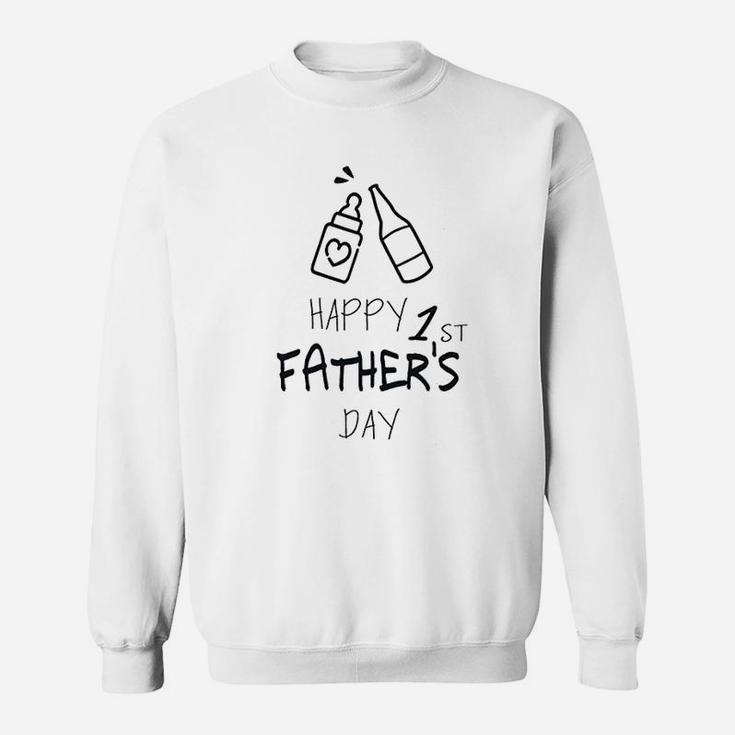 Happy 1st Father s Day Gift For Dad And Grandpa Sweat Shirt