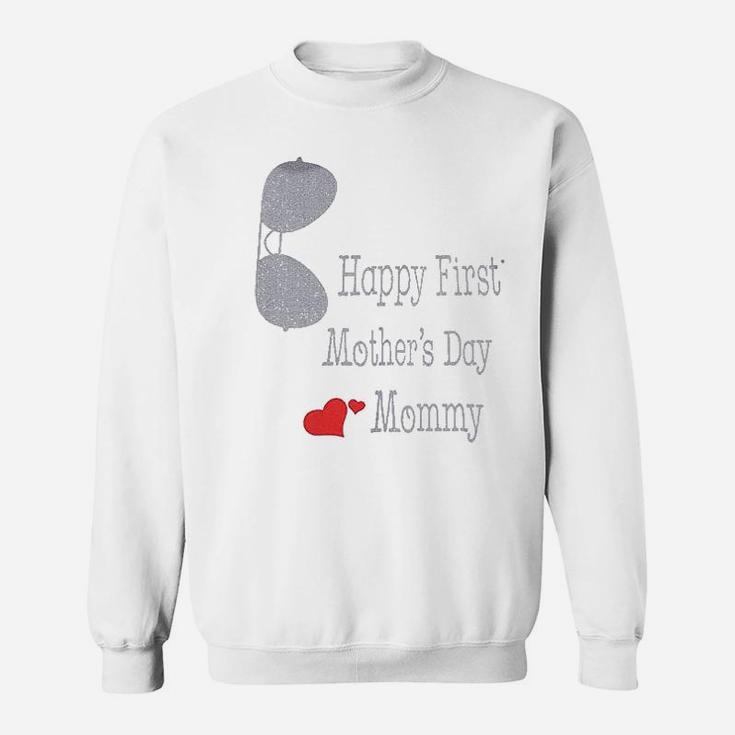 Happy First Fathers Day Daddy, dad birthday gifts Sweat Shirt