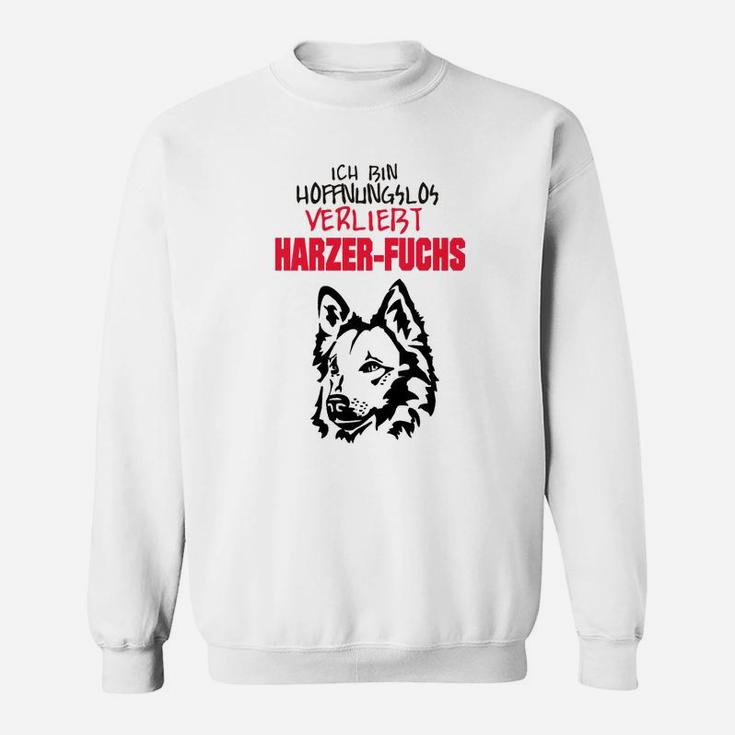 Harzer Fuchs Verliebt Sweatshirt, Herren Tee für Hundefreunde