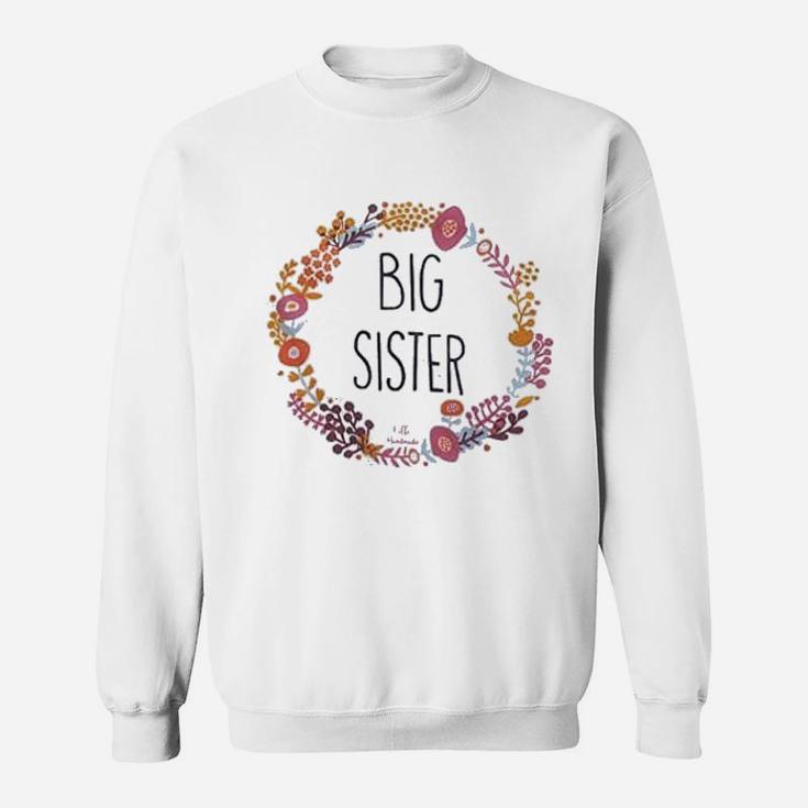 Hello Handmade Big Sister Soft Surprise Baby Birth Announcement Sweat Shirt