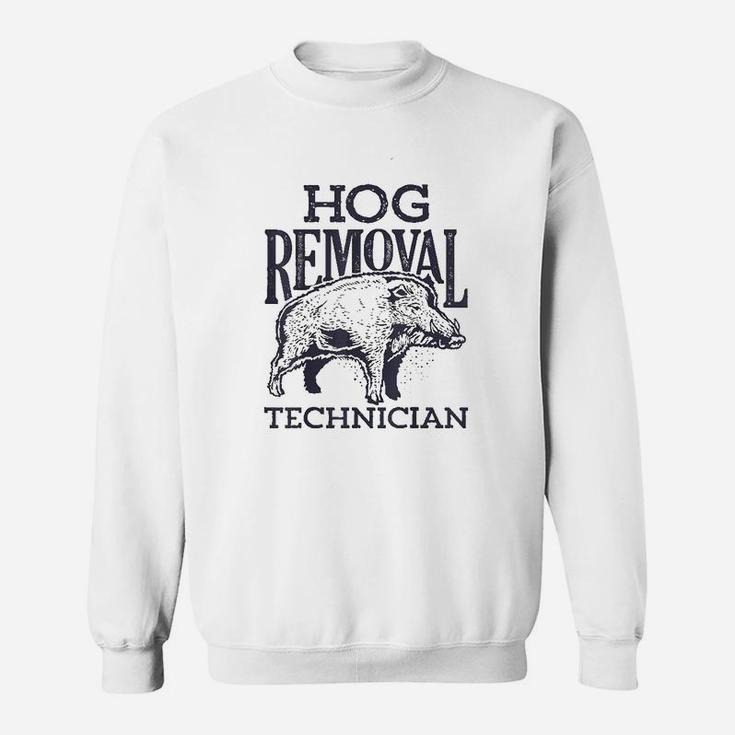 Hog Removal Technician Boar Hunting Vintage Pig Gift Sweat Shirt