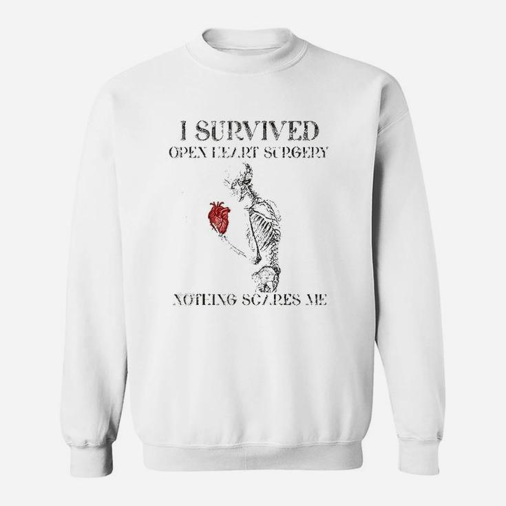 I Survived Open Heart Surgery Survivor Gift Sweat Shirt