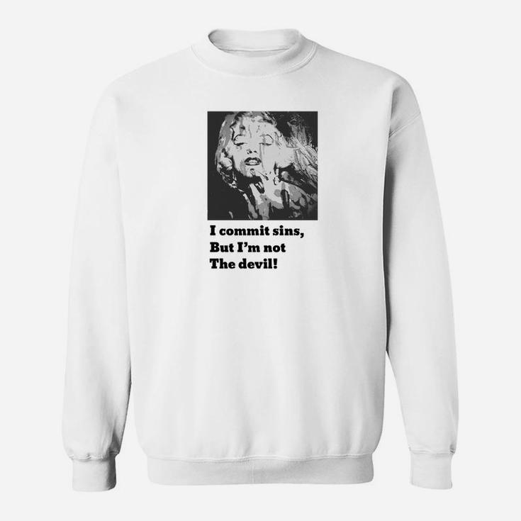 Ich Begehe Sünden Motivationszitat Grafik-Sweatshirt für Inspiration