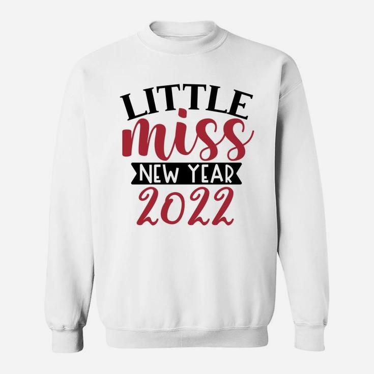 Little Miss New Year 2022 Baby Girl 1st New Years Sweatshirt