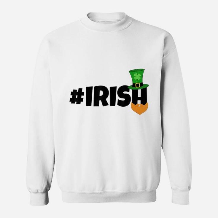Lucky St Patricks Day Irish Uncle Sam Clover Sweat Shirt