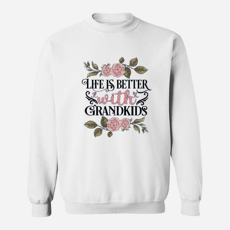 Make Life Grand I Love My Grandkids Best Grandma Sweatshirt