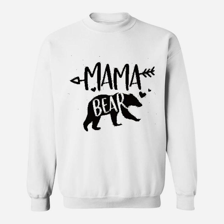 Mama Bear Cute Heart Sweat Shirt