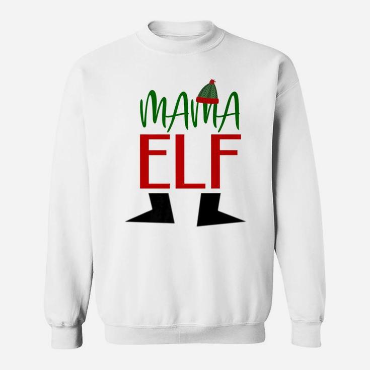 Mama Elf Chirstmas Sweat Shirt