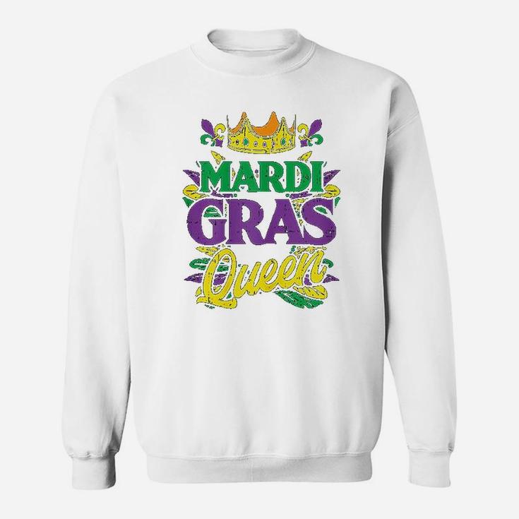 Mardi Gras Queen Crown Funny Mardi Gras Carnival Sweat Shirt