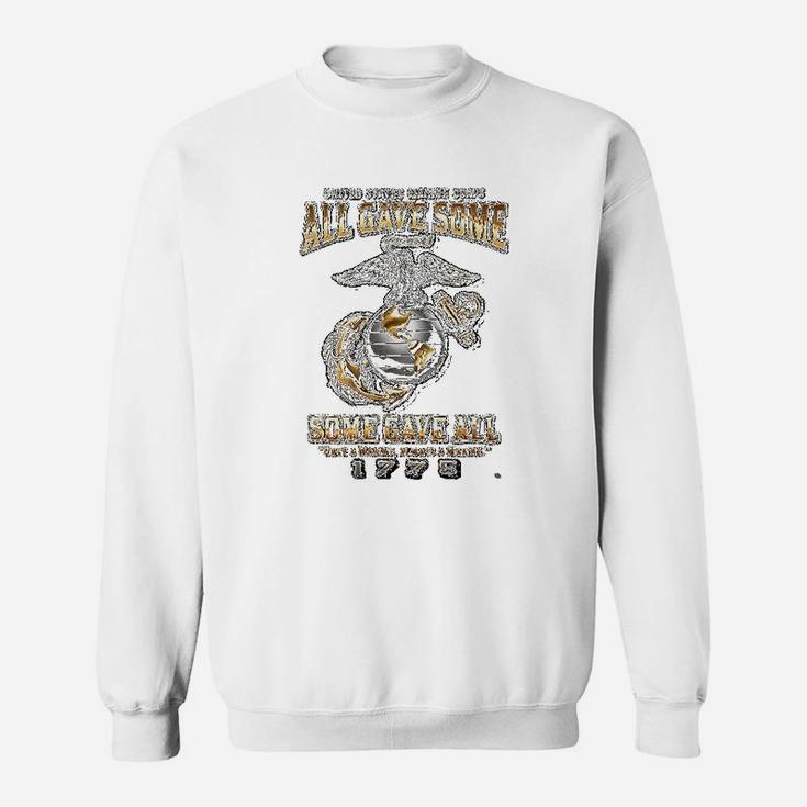 Marine Corps Sempri Fi Chrome Dog Marine Corps Sweat Shirt