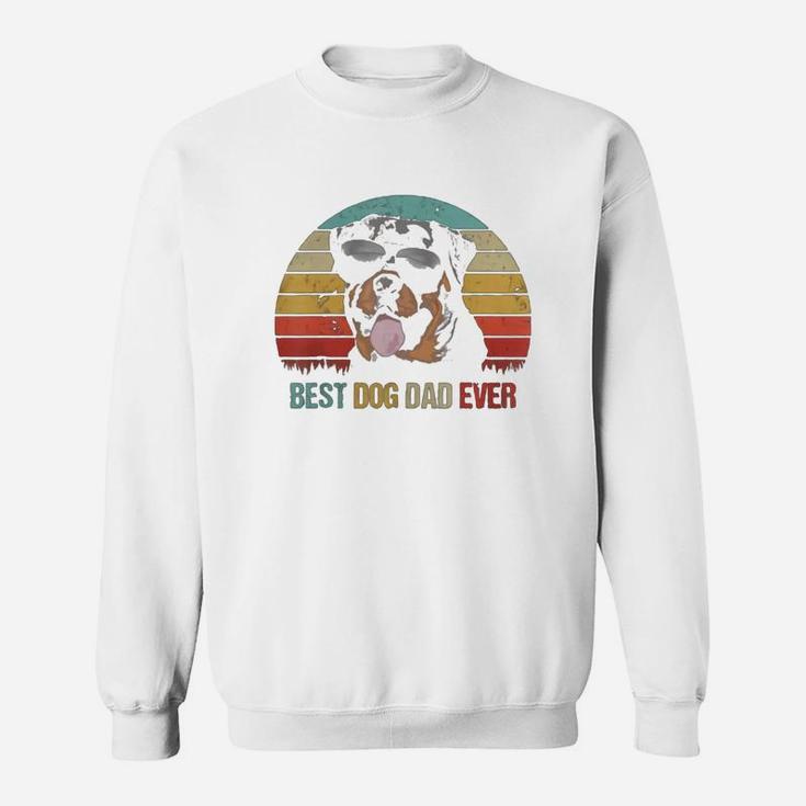 Mens Best Dog Dad Ever Rottweiler Fathers Day Gifts For Dad Sweat Shirt