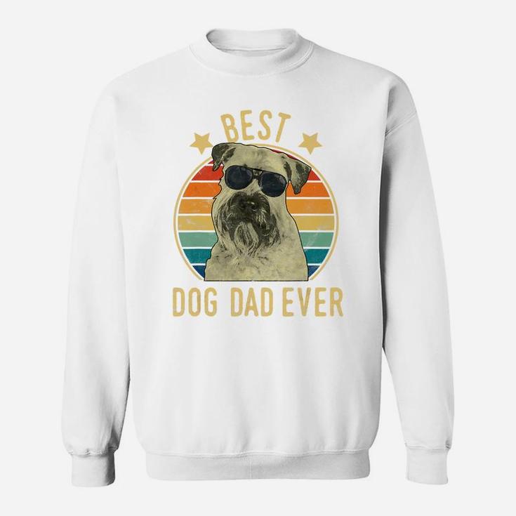 Mens Best Dog Dad Ever Soft Coated Wheaten Terrier Fathers Day Sweat Shirt