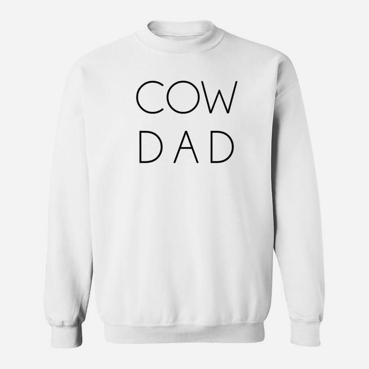 Mens Cow Dad Shirt Farmer Fathers Day Gift By Daddy Duds Premium Sweat Shirt
