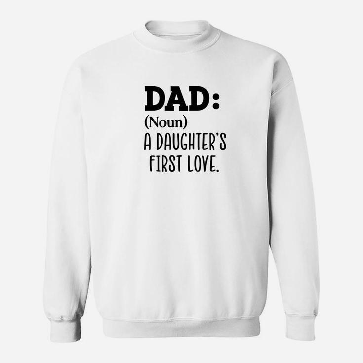 Mens Daughter Dad Definition Mens Fathers Day Quote Gift Funny Premium Sweat Shirt