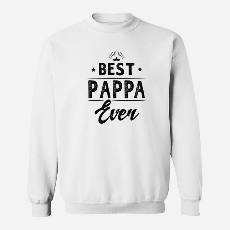 Mens Family Fathers Day Best Pappa Ever Grandpa Men Sweat Shirt