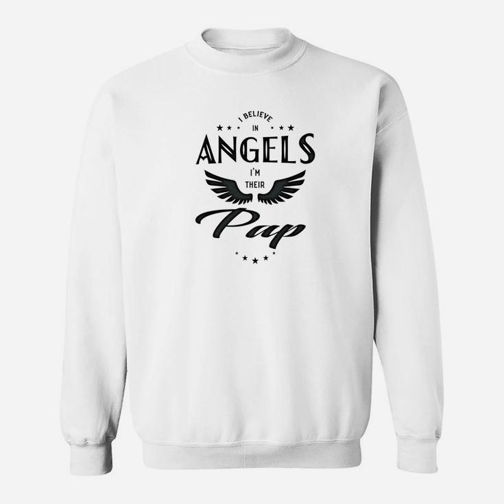 Mens Family Fathers Day Im Their Pap Gift Men Sweat Shirt