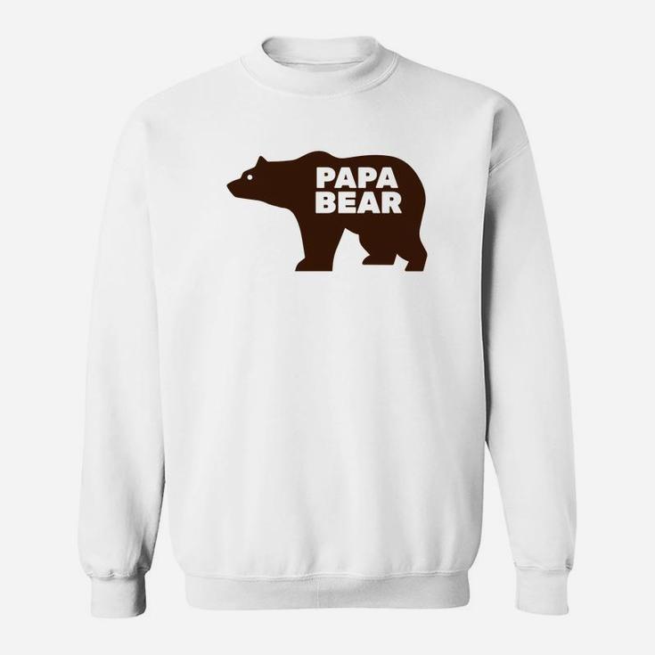 Mens Papa Bear Mens Fathers Day Gif For Dad Sweat Shirt