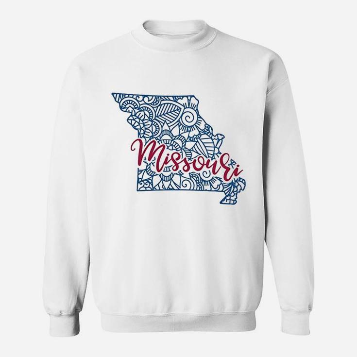 Missouri Home Love Designs State Pride I Love Missouri Sweat Shirt