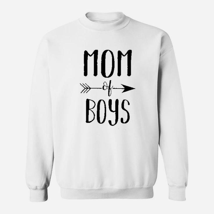 Mom Of Boys For Women Cute Mom With Sayings Funny Sweat Shirt