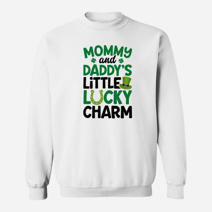 Mommy And Daddys Little Lucky Charm St Patricks Day Sweat Shirt