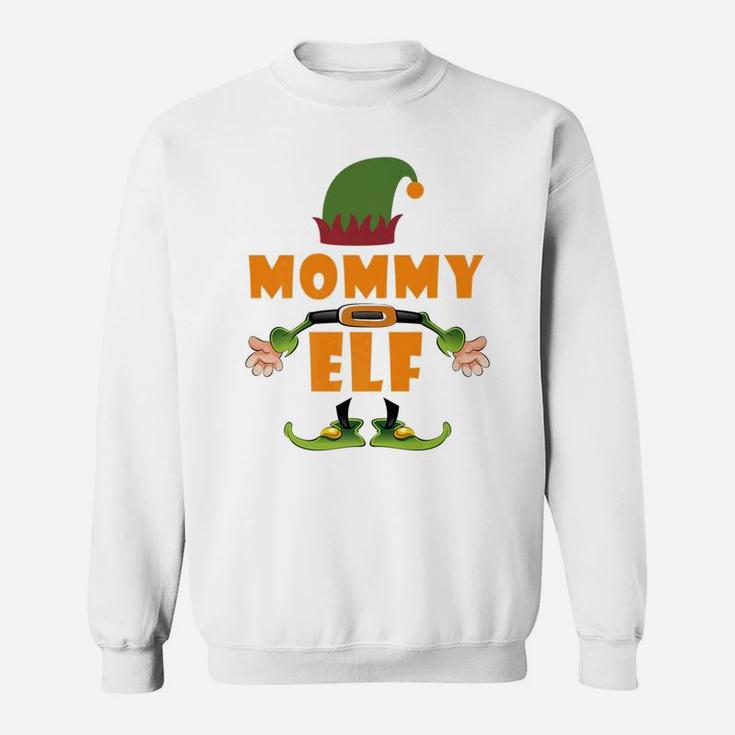 Mommy Elf Matching Family Group Christmas (2) Sweat Shirt