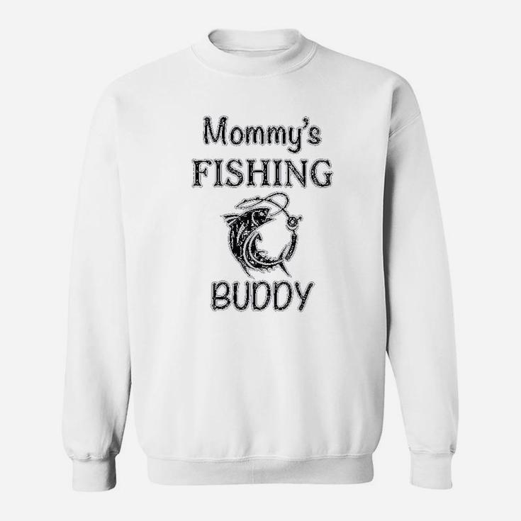Mommy Fishing Buddy Mom Mothers Boy And Girl Sweat Shirt