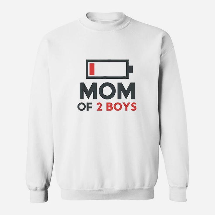 Mothers Day Gift Mom Mom Of 2 Boys From Son Sweat Shirt