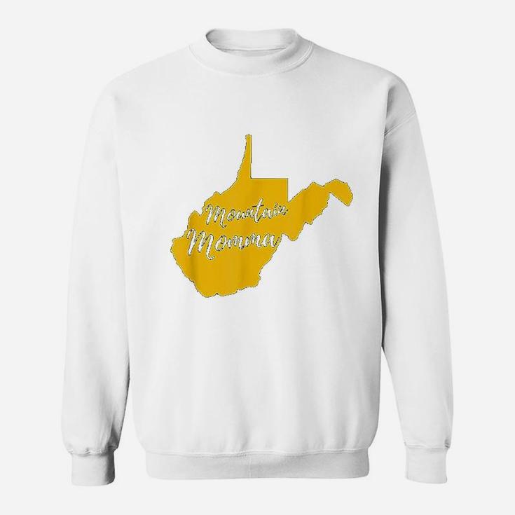 Mountain Momma West Virginia State Map Sweat Shirt