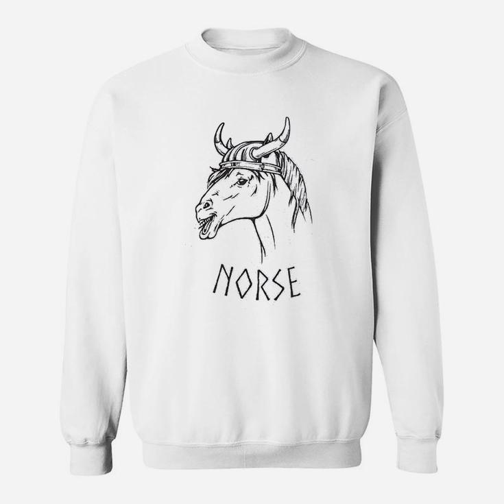 Norse Norwegian Scaninavian Horse Pun Dad Joke Norway Sweat Shirt