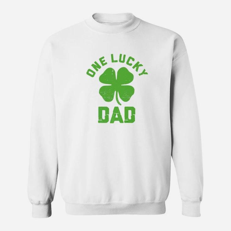 One Lucky Dad Vintage St Patrick Day Gif Sweat Shirt