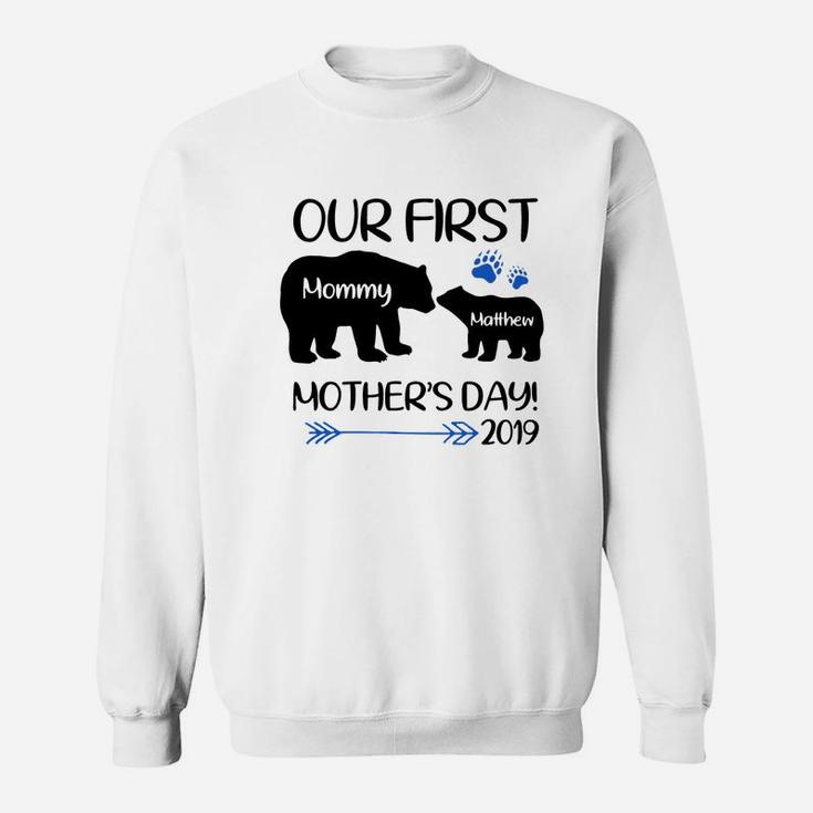 Our First Mother s Day 2019 Mommy Baby Bear Matching Sweat Shirt
