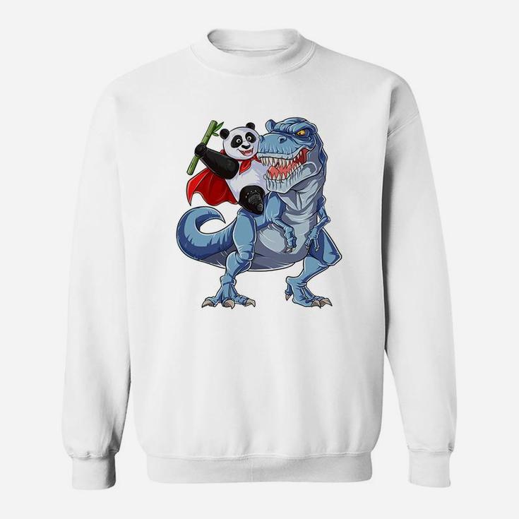Panda Riding A T-Rex Dinosaurs T-Shirt Panda Riding A T-Rex Dinosaurs T-Shirt